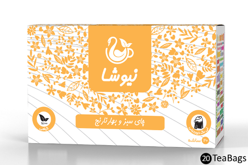 چای سبز و بهار نارنج