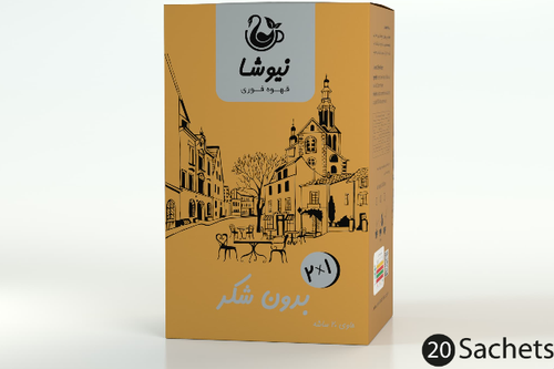 کافی میکس 2 در 1 بدون شکر نیوشاCoffee Mix 2*1