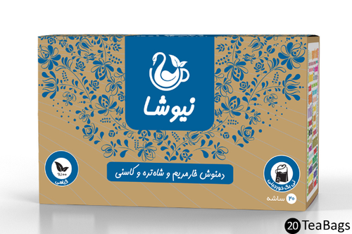 دمنوش خارمریم و شاه تره و کاسنی نیوشاMilk Thistle + Fumitory + Chicory