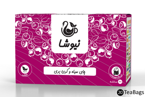 چای سیاه و کرن بری