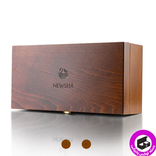 جعبه چوبی نفیس برای دمنوش های نیوشا