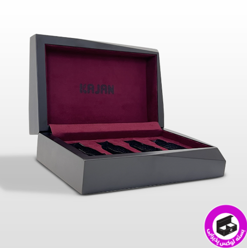 جعبه چوبی کاژان برای روغن های کاژان